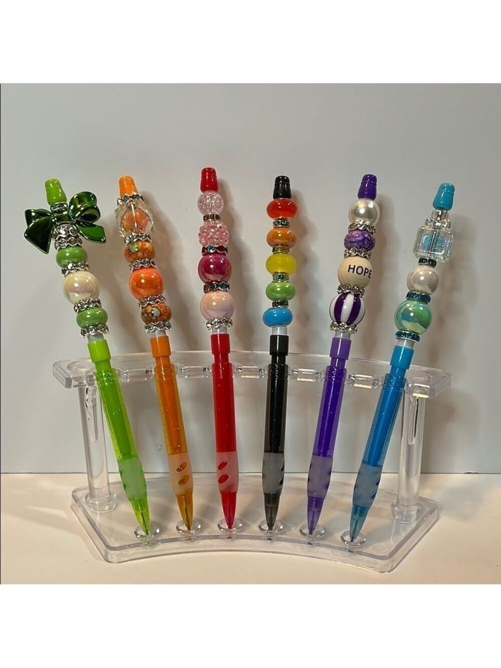 Colorful Beaded Mechanical Pencil Set